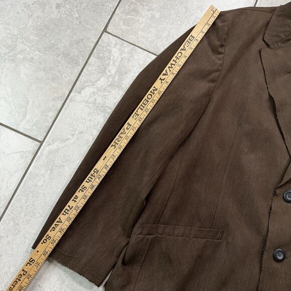 VTG Affliction Red Label Premium Men's Goth Blazer Jacket XL 48-50 Graphic RARE - Picture 12 of 14